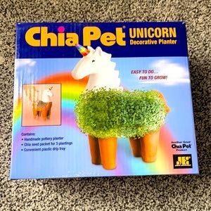 Unicorn chia pet